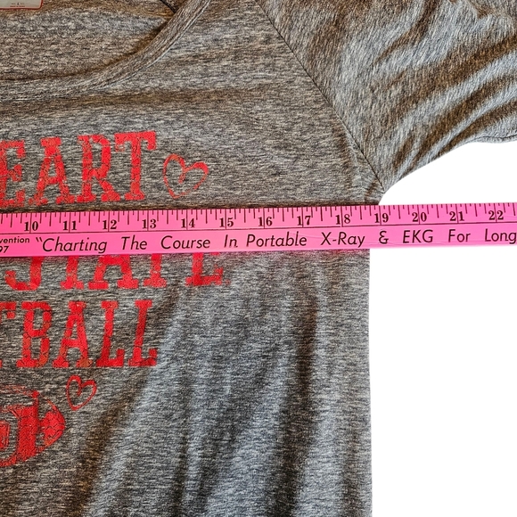 Ohio State Football “I Heart Ohio State” Varsity Tee — Women’s Large - Picture 7 of 10